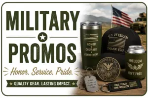 Military promotional products and logo gifts